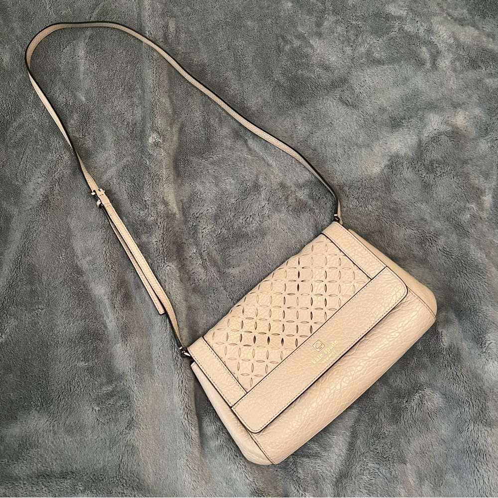 Kate Spade Laser Cut Crossbody Clutch Purse